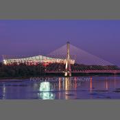 Stadion Narodowy, widok z nad Wisły