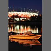 Stadion Narodowy widok z nad Wisły