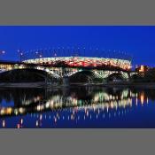 Stadion Narodowy widok z nad Wisły