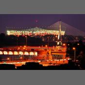 Stadion Narodowy, widok ze Starówki