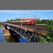 Stadion Narodowy z mostem kolejowym