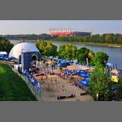 Stadion Narodowy widok z Portu Wisła