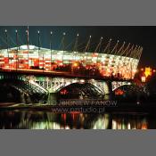 Stadion Narodowy widok z nad Wisły