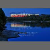 Stadion Narodowy widok z nad Wisły