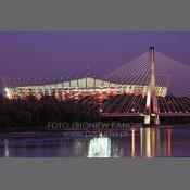 Stadion Narodowy, widok z nad Wisły