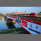 Stadion Narodowy z mostem kolejowym