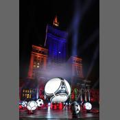 Warszawa - prezentacja piłki na EURO 2012.