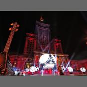 Warszawa - prezentacja piłki na EURO 2012.