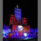 Warszawa - prezentacja piłki na EURO 2012.