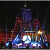 Warszawa - pokaz piłki na EURO 2012.