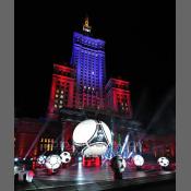 Warszawa - pokaz piłki na EURO 2012.