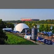 Stadion Narodowy widok z Portu Wisła