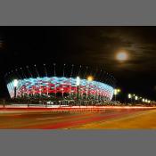 Stadion Narodowy, widok z Wybrzeża Szczecińskiego