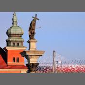 Stadion Narodowy, widok ze Starówki