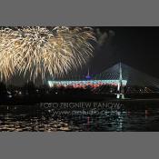 Stadion Narodowy, widok z nad Wisły