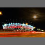 Stadion Narodowy, widok z Wybrzeża Szczecińskiego