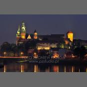 Kraków, widok na Wawel z nad Wisły