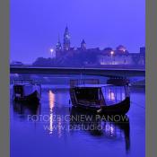 Kraków, widok na Wawel z nad Wisły