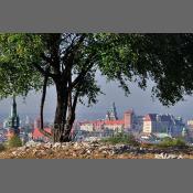 Kraków, Panorama  z Kopca Krakusa (Kraka). 