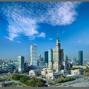 Warszawa, panorama Centrum