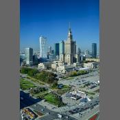 Warszawa, panorama Centrum