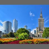 Warszawa, panorama Centrum