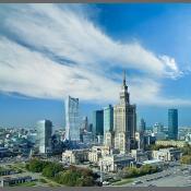 Warszawa, panorama Centrum