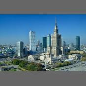 Warszawa, panorama Centrum