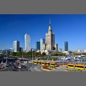 Warszawa, panorama Centrum