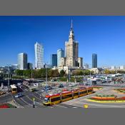 Warszawa, panorama Centrum