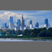 Warszawa, panorama z nad Wisły