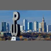 Warszawa, panorama z kopca PW 