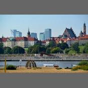 Warszawa, panorama z Pragi