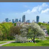 Warszawa, Panorama z Moczydła