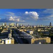 Warszawa, panorama z Muranowa