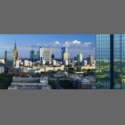 Warszawa, panorama z Muranowa