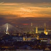 Warszawa, panorama z Muranowa